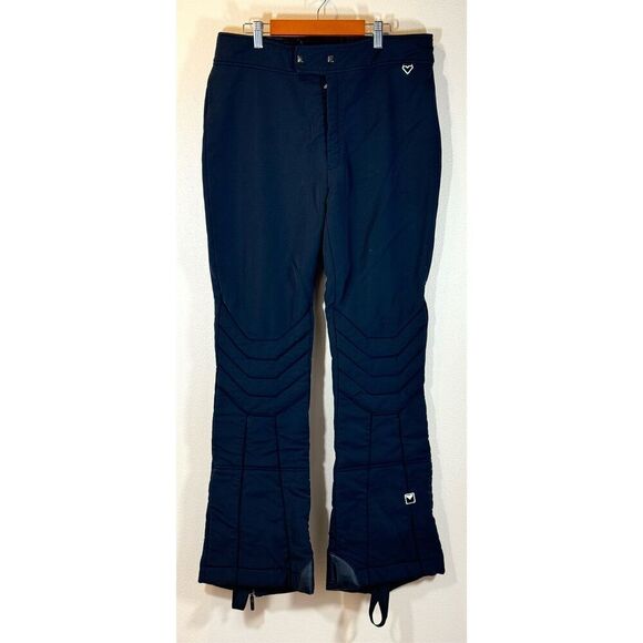 Vintage Obermeyer Men’s Wool Blend Black Padded Snow Pants Size 34L - Picture 1 of 11